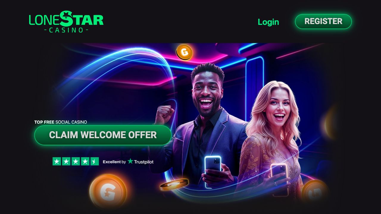 LoneStar Casino homepage, captured October 2026