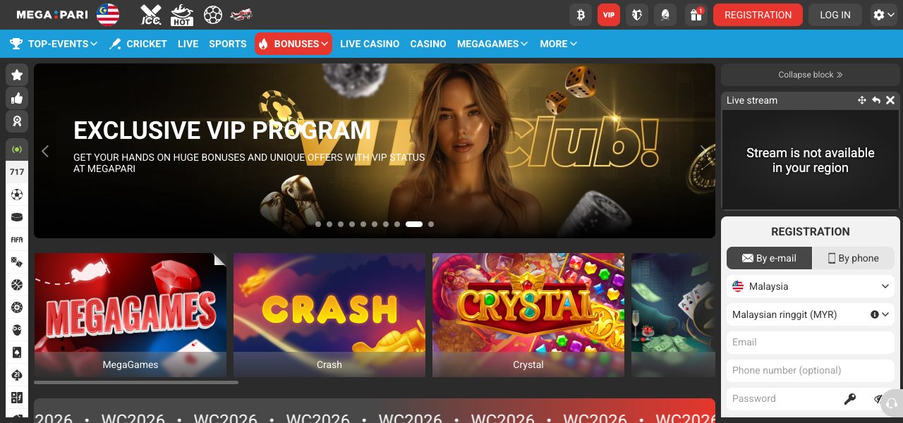 MegaPari Casino 100 Einzahlung: Bonus und Spielspaß im Test
